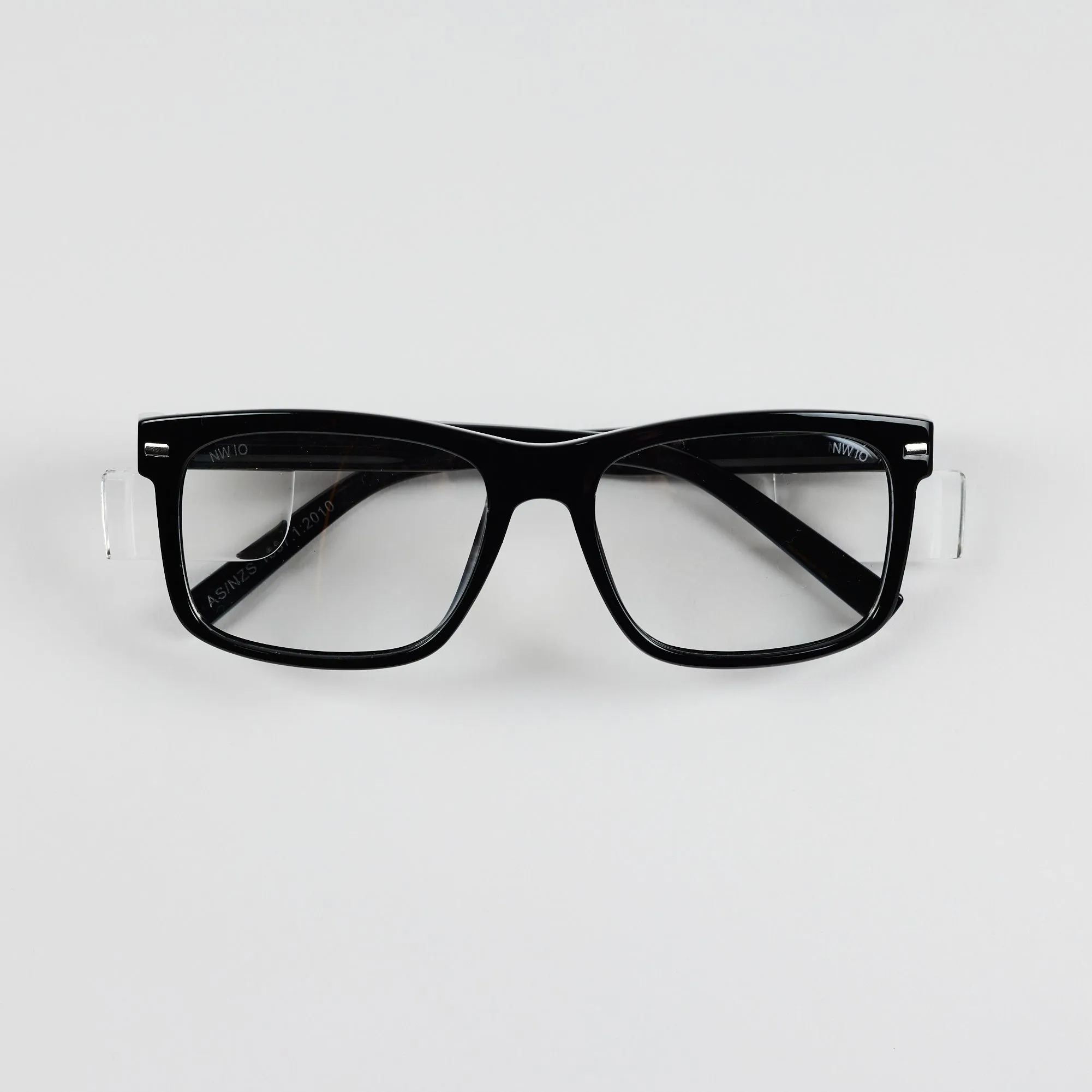 Kenneth Safety Glasses - Black/Clear