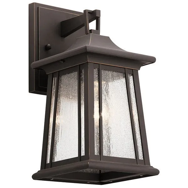 Kichler 49908RZ Taden™ 12.5" 1 Light Wall Light Rubbed Bronze™