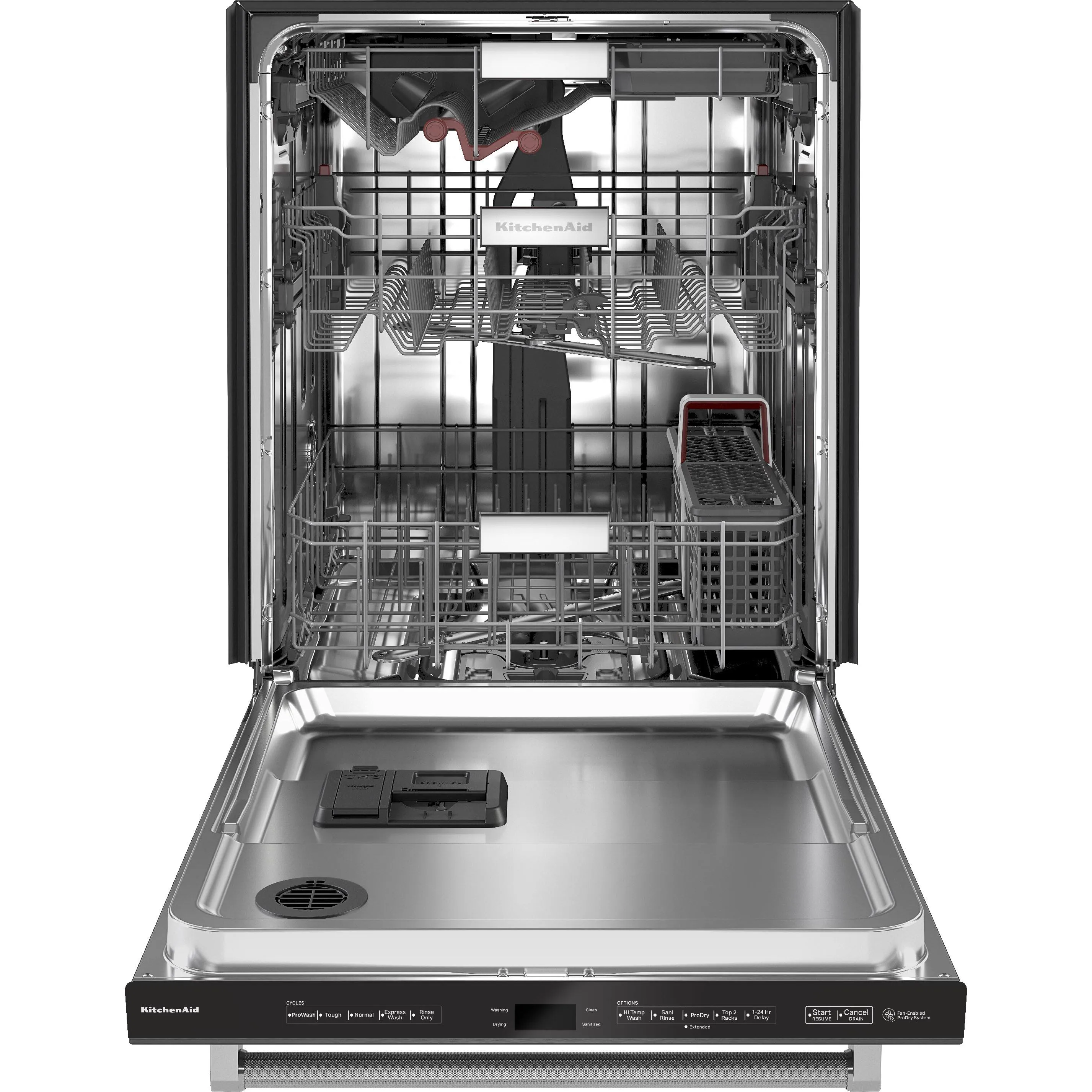 KitchenAid 24-inch Built-in Dishwasher with FreeFlex™ Third Rack KDTM604KBS