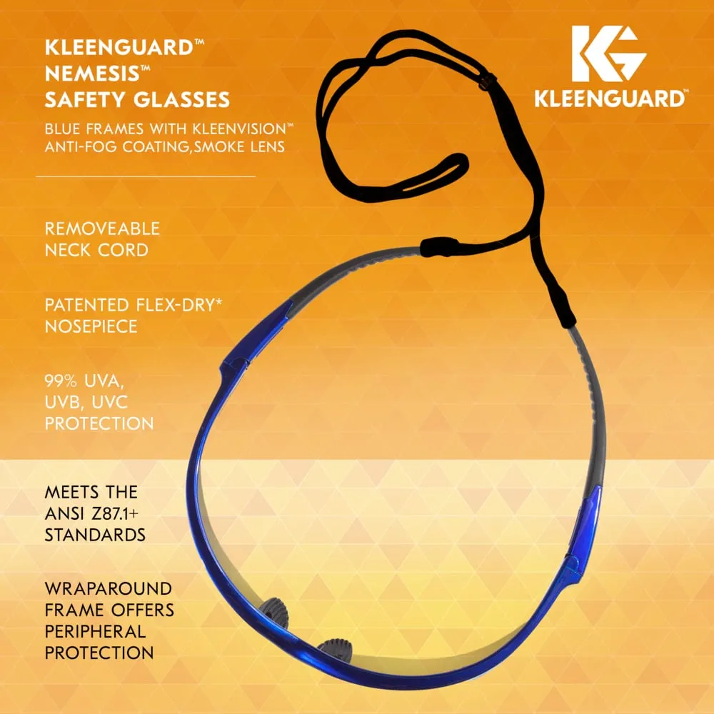 KleenGuard Nemesis Safety Glasses with Anti-Fog Coating