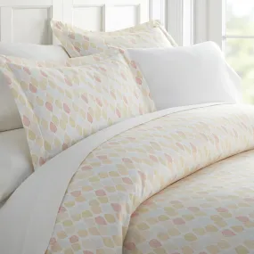 Leaf Pattern 3-Piece Duvet Cover Set