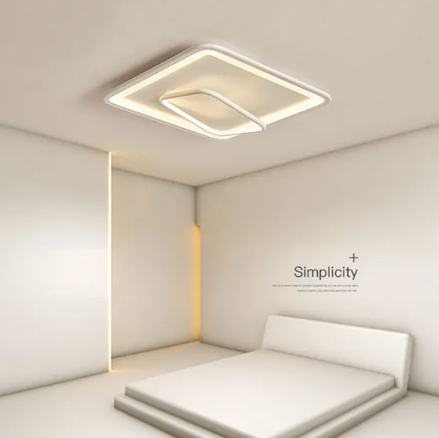 LED Dual-Square Creative Modern Ceiling Light