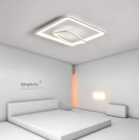 LED Dual-Square Creative Modern Ceiling Light