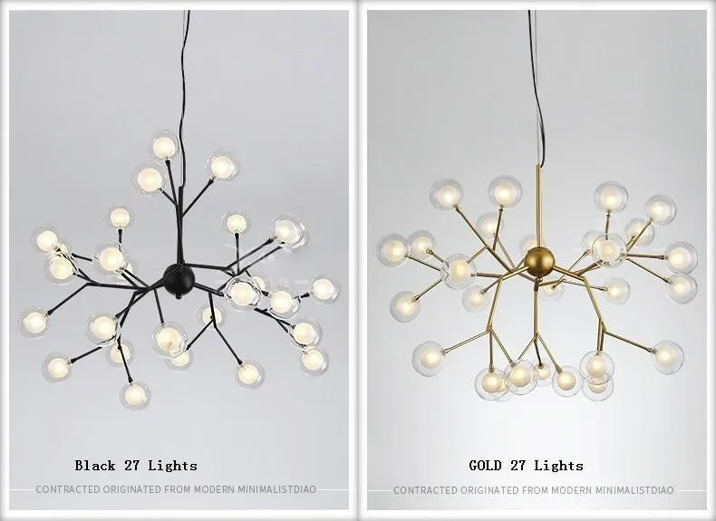 LED firefly sputnik Chandelier/Stylish tree branch chandelier Lamp