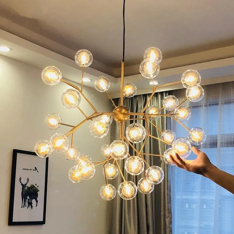 LED firefly sputnik Chandelier/Stylish tree branch chandelier Lamp