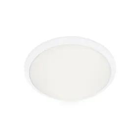 LED Flush Mount from the Malta Collection in White Finish by Kuzco Lighting