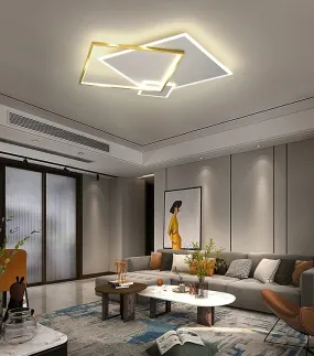 LED Geometry Square Ceiling Light