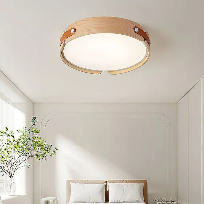 LED Metal Acrylic Wood Colour Ceiling Light