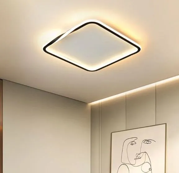 LED Spiral Minimalism Ceiling Light