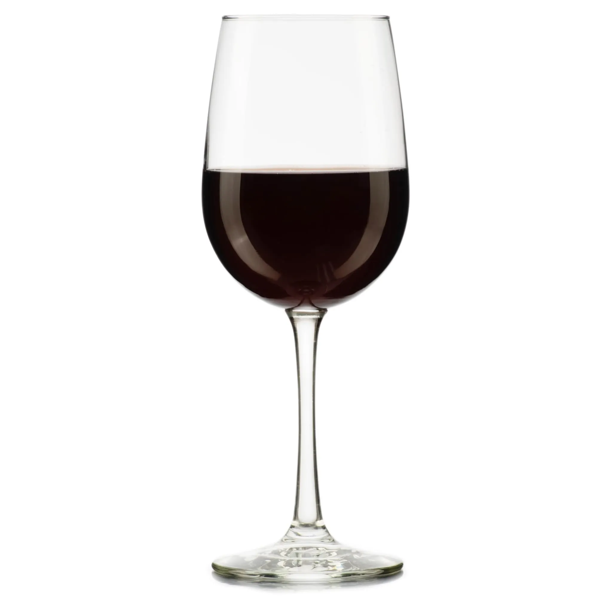 Libbey Vina Tall Wine Glasses, 16 ounce, Set of 12