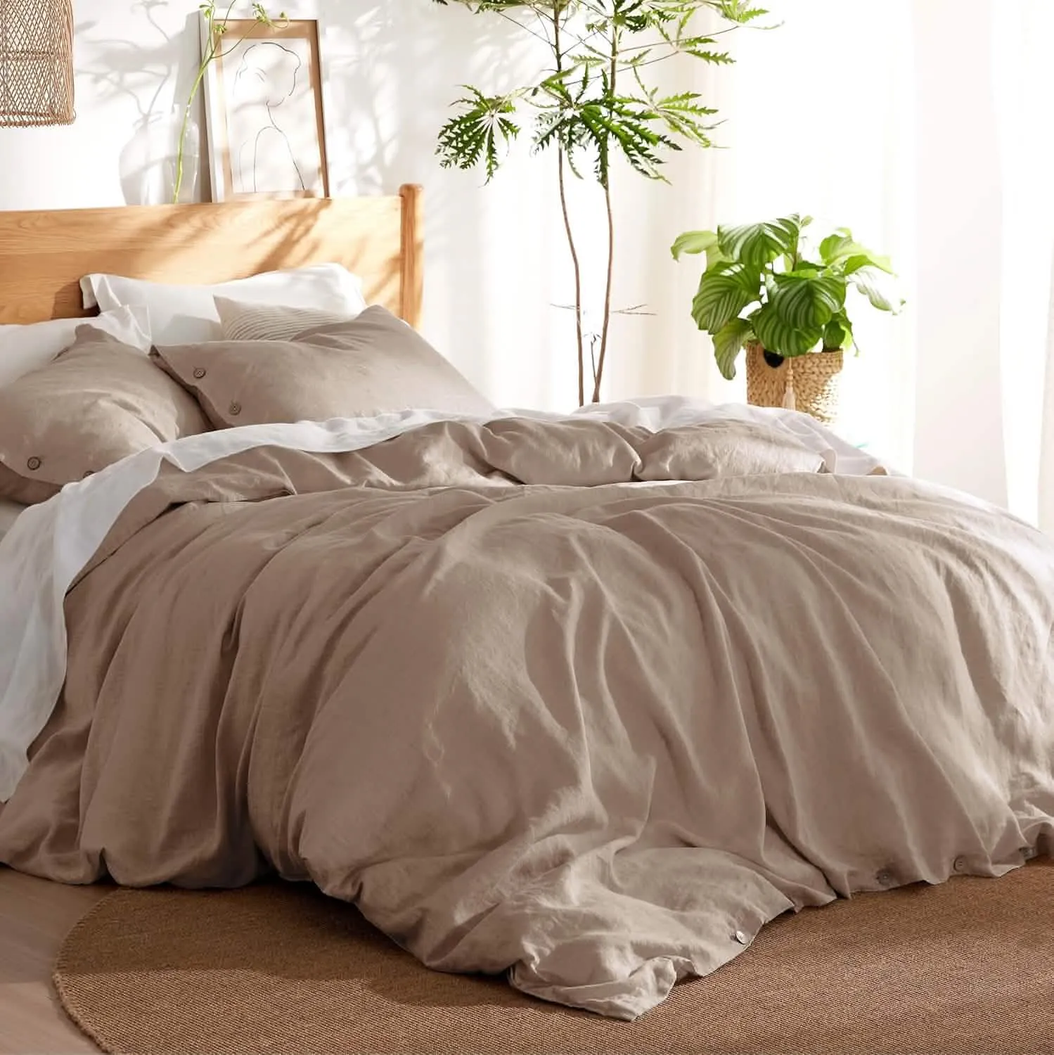 Linen Cotton Duvet Cover Set