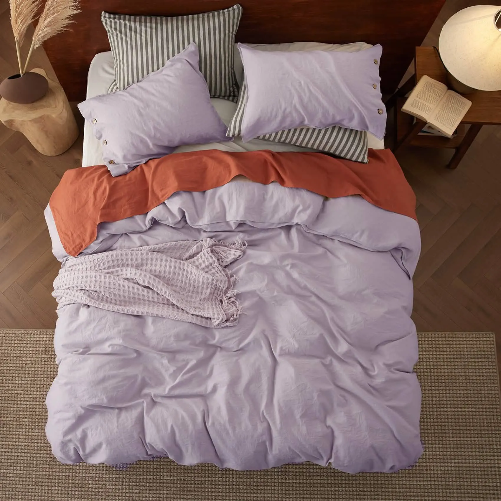 Linen Cotton Duvet Cover Set