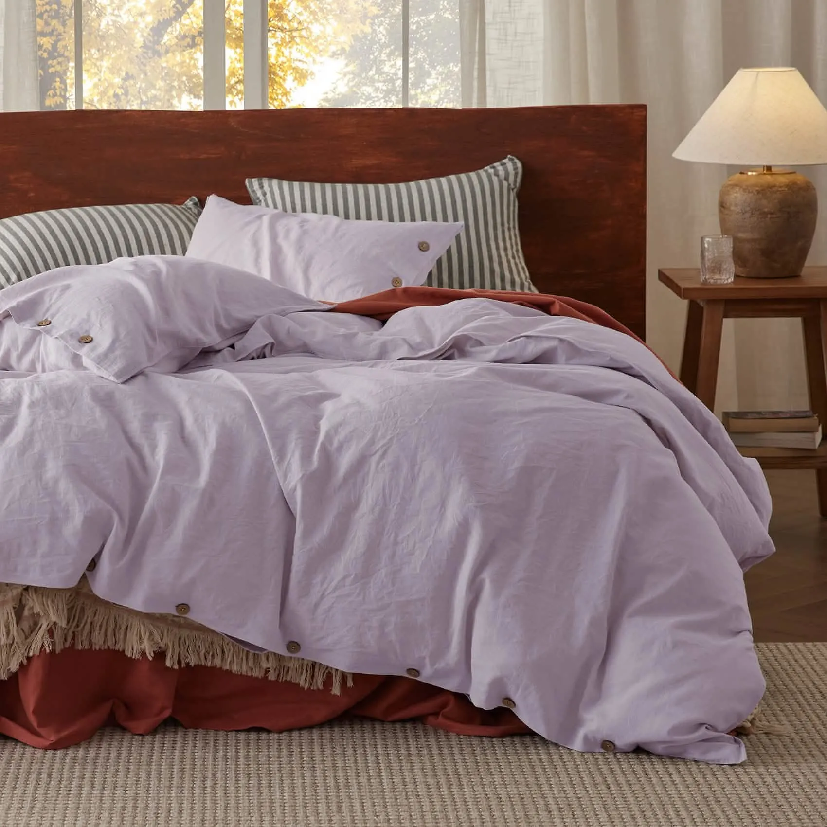 Linen Cotton Duvet Cover Set