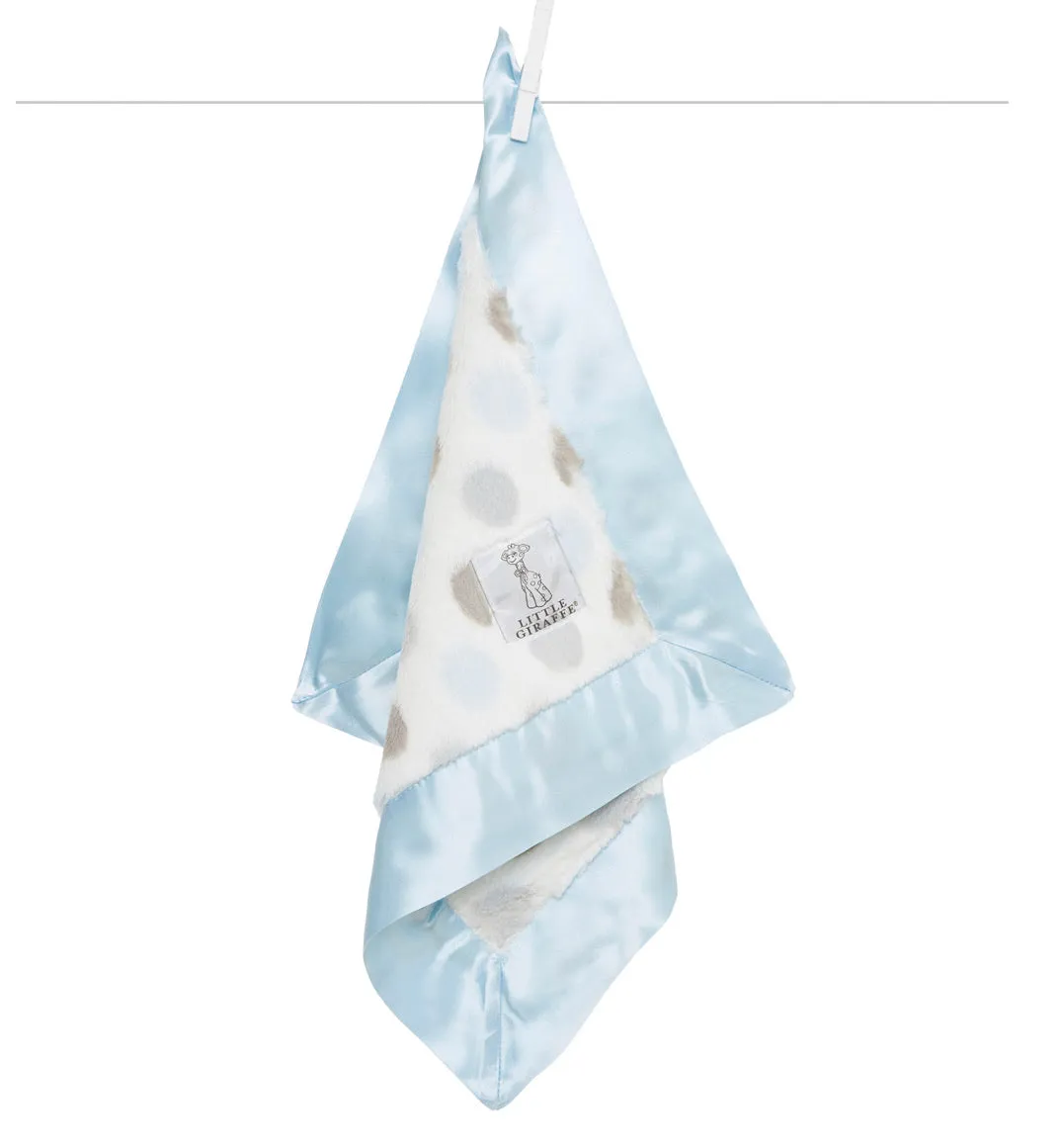 Little Giraffe Blue Blanky