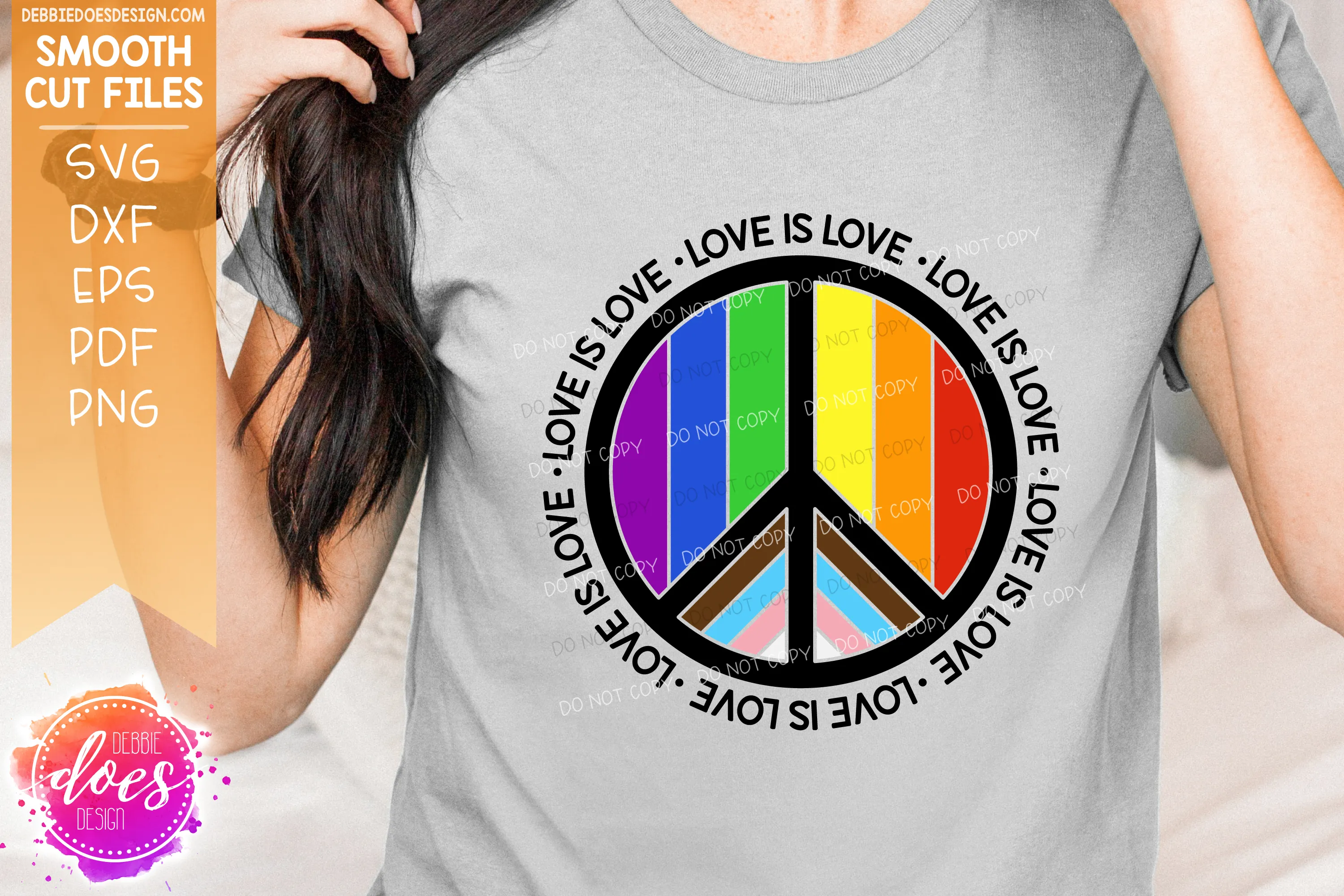 Love Is Love Progress Peace Pride - SVG Design