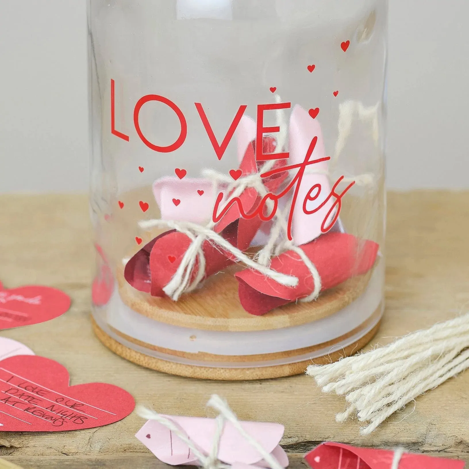 Love Notes in a Bottle Valentines Gift