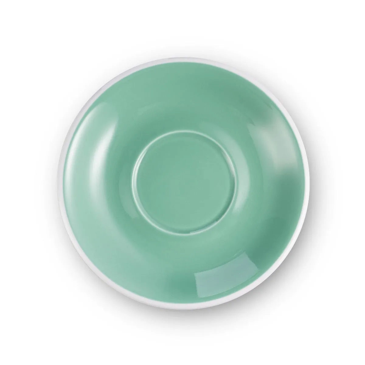 Loveramics Egg Style Cappuccino Cup & Saucer - Mint (6.7oz/200ml)