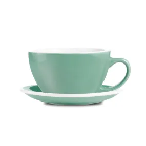 Loveramics Egg Style Cappuccino Cup & Saucer - Mint (6.7oz/200ml)