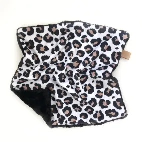 Lovey Blanket - Leopard on White