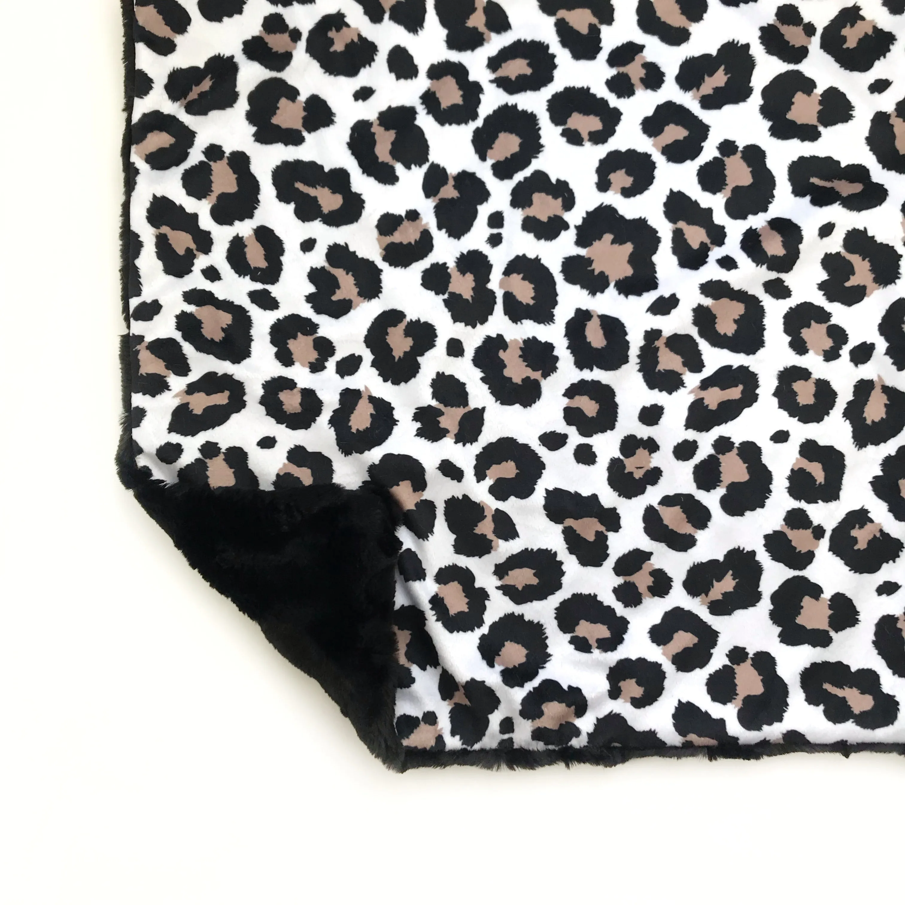 Lovey Blanket - Leopard on White