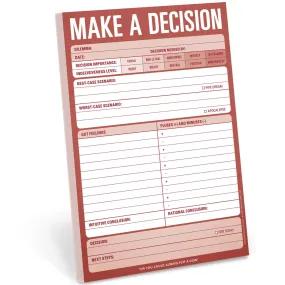 Make A Decision Pad