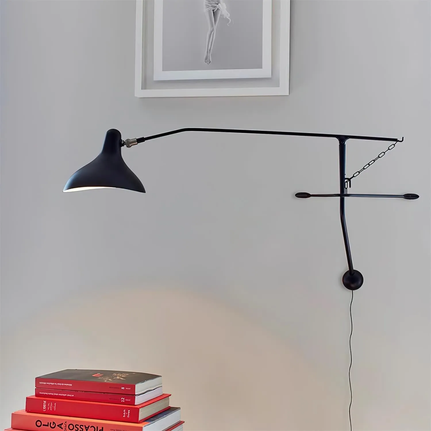 Mantis Black Wall Lamp