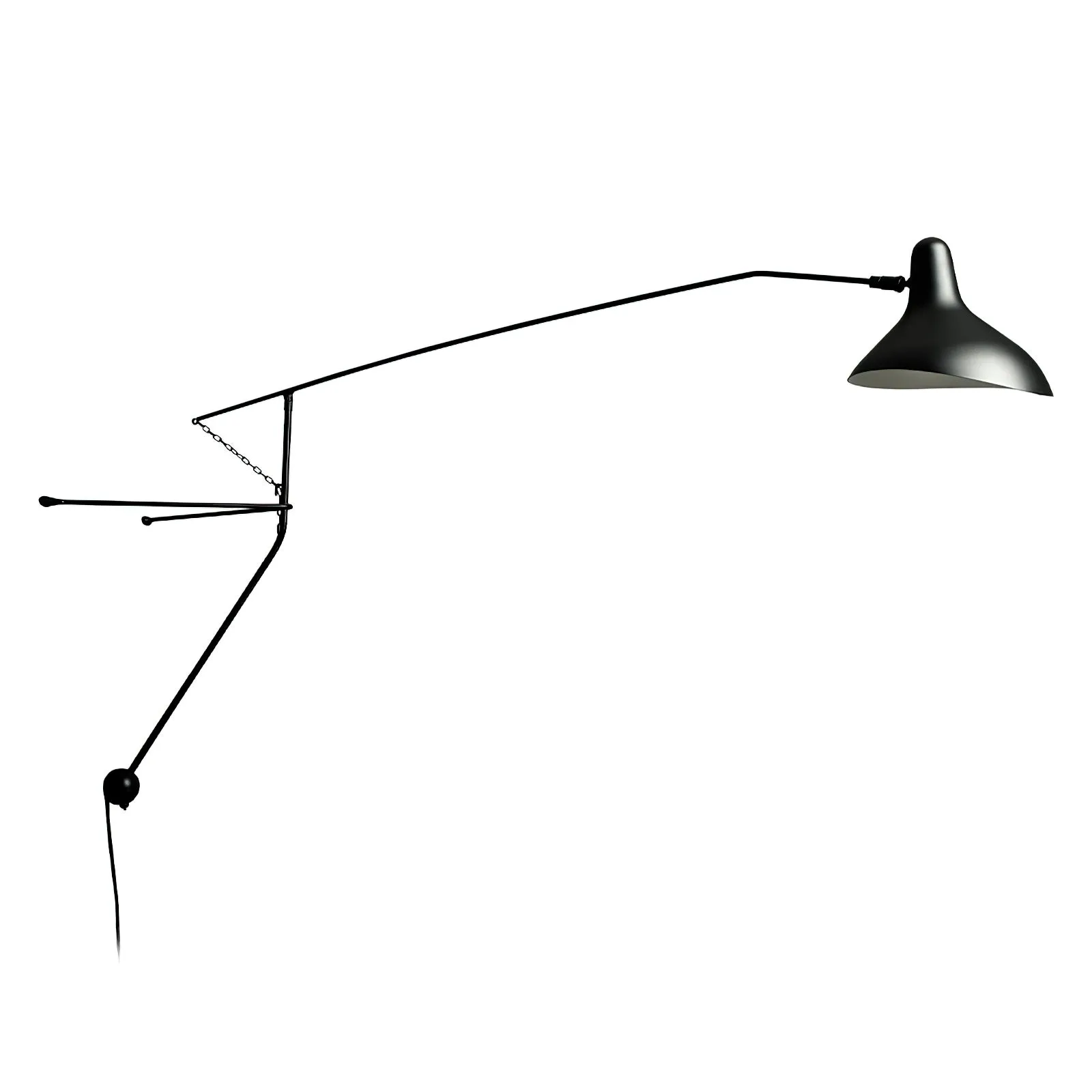 Mantis Black Wall Lamp