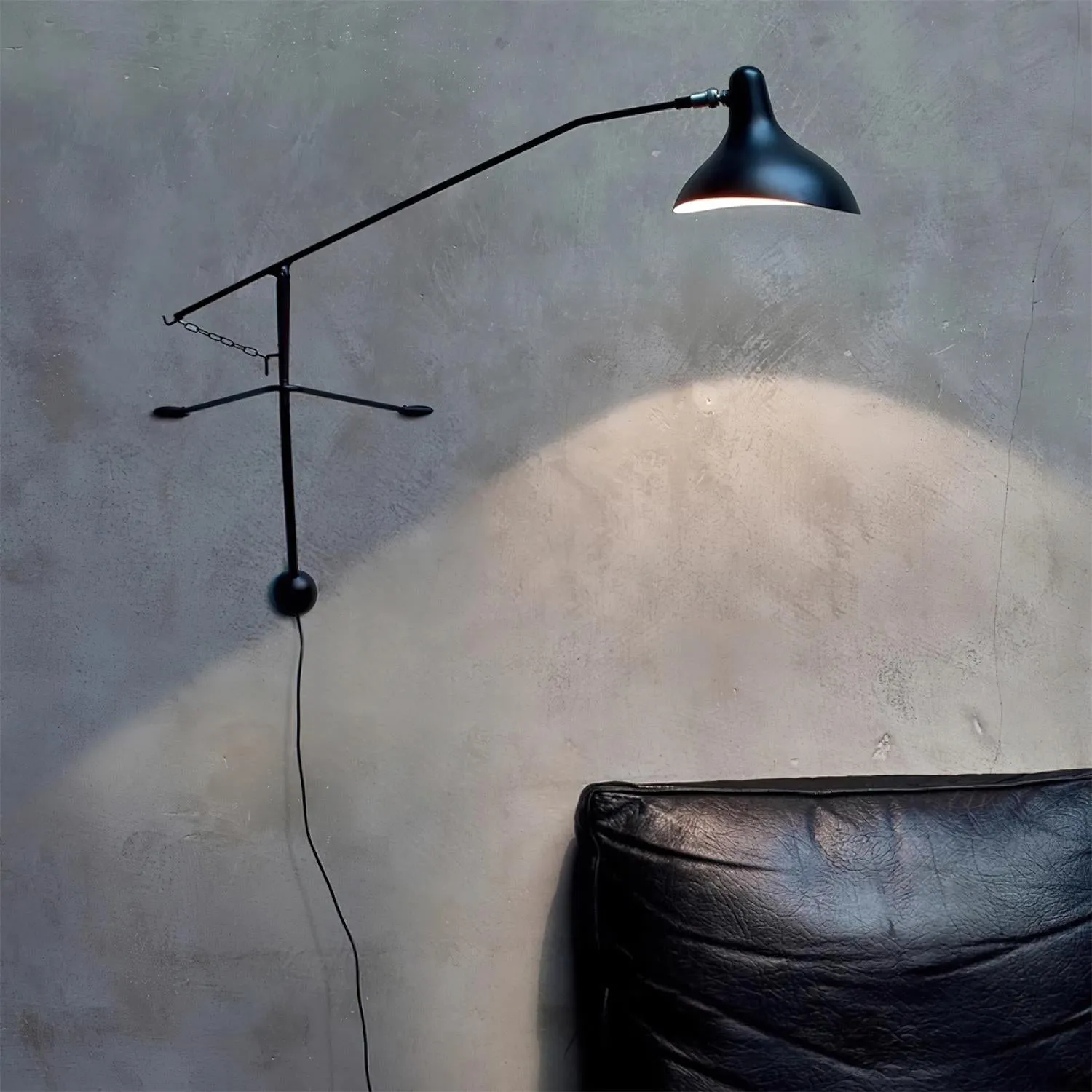 Mantis Black Wall Lamp