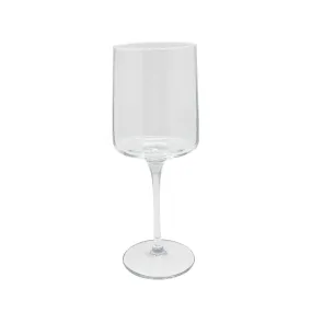 Mariposa Clear with White Rim Wine Glasses - Set of 2