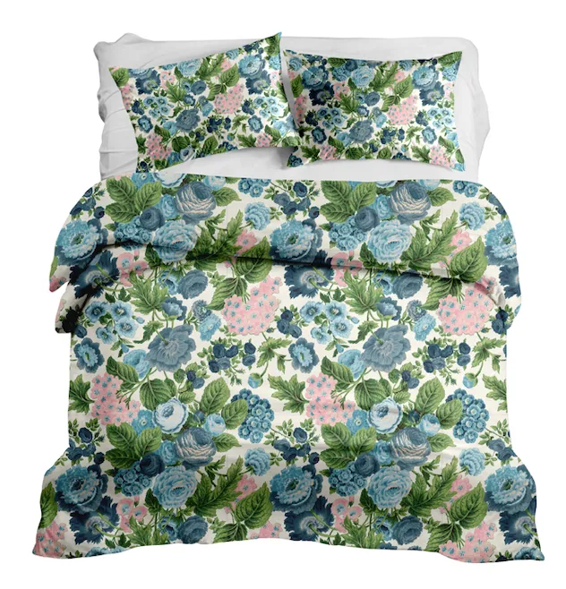 Martha in Ballet & Blue Duvet Cover