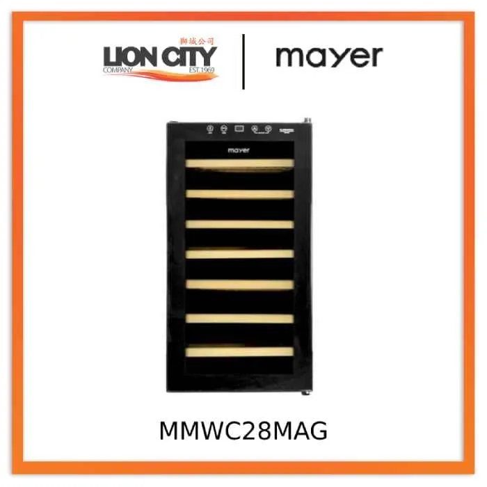 Mayer MMWC28MAG-WD 28 Bottles Wine Chiller