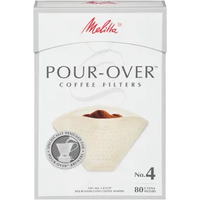 Melitta No. 4 Pour-Over Coffee Filters