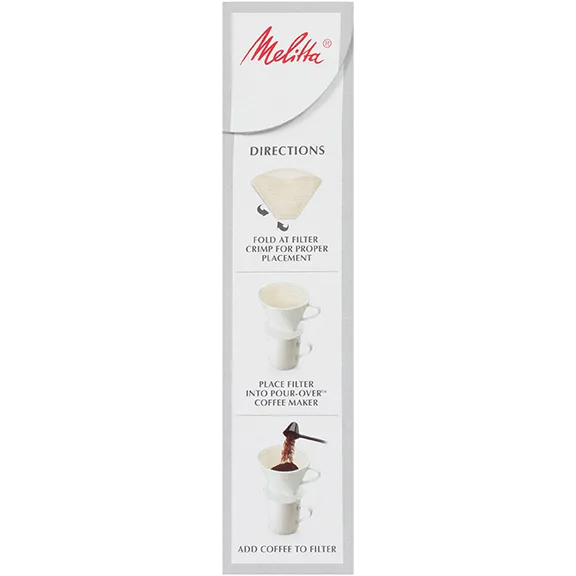 Melitta No. 4 Pour-Over Coffee Filters