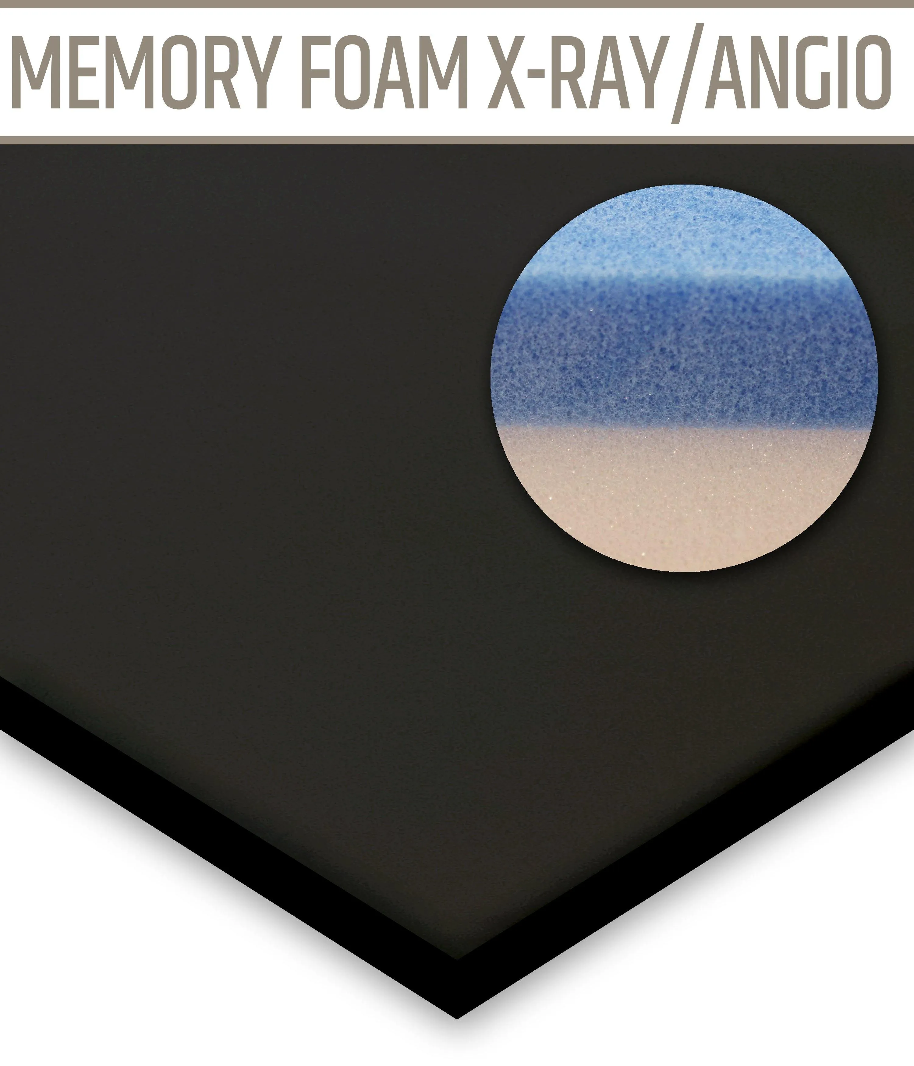 Memory Foam X-Ray/Angio Pad