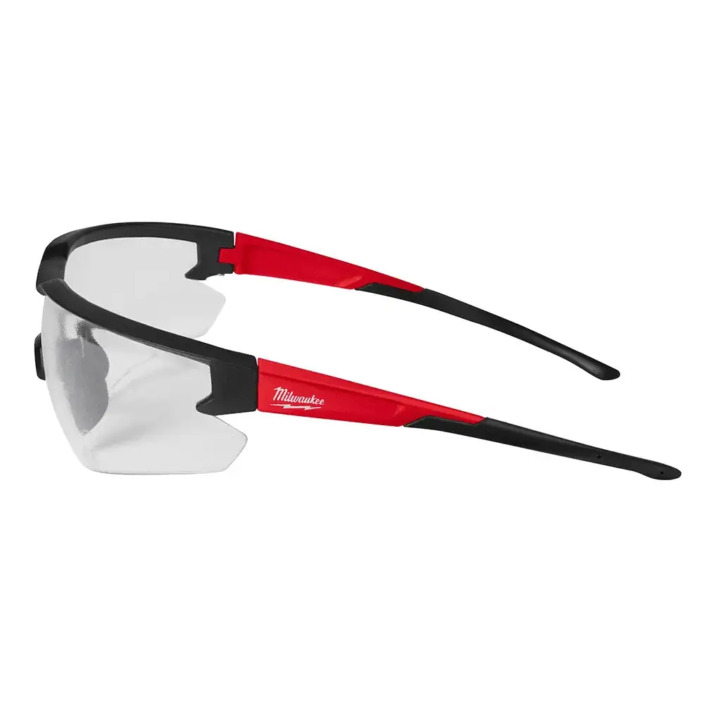 Milwaukee Safety Glasses with Clear Anti-Fog Lenses