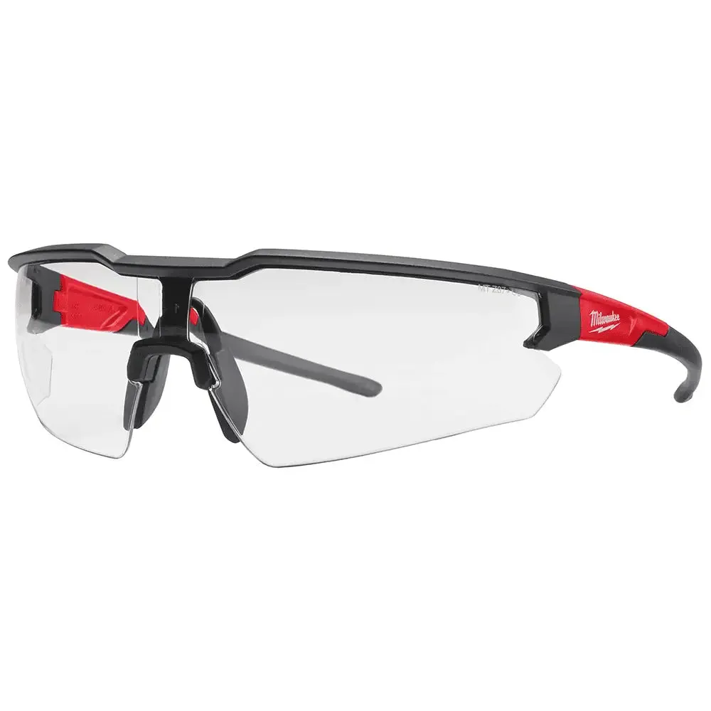 Milwaukee Safety Glasses with Clear Anti-Fog Lenses