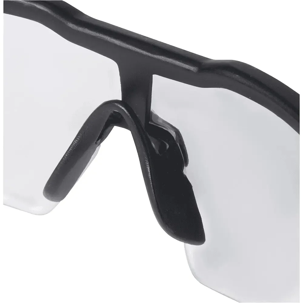 Milwaukee Safety Glasses with Clear Anti-Fog Lenses