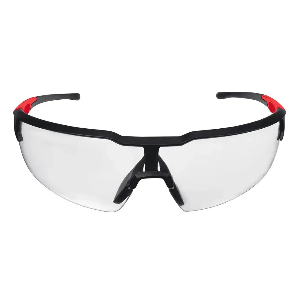 Milwaukee Safety Glasses with Clear Anti-Fog Lenses