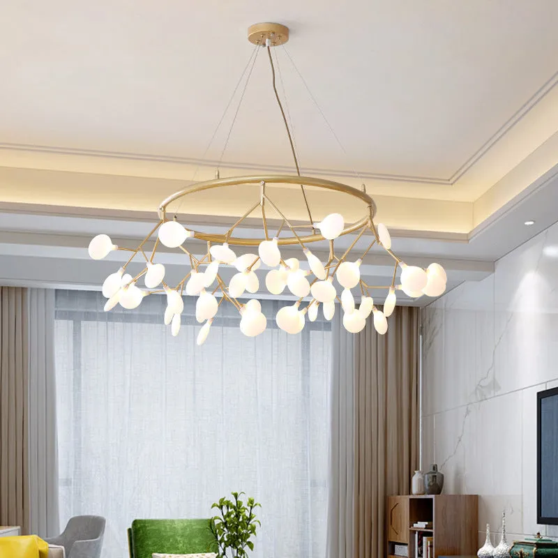 Modern Sputnik LED Chandelier for Minimalist Living Rooms