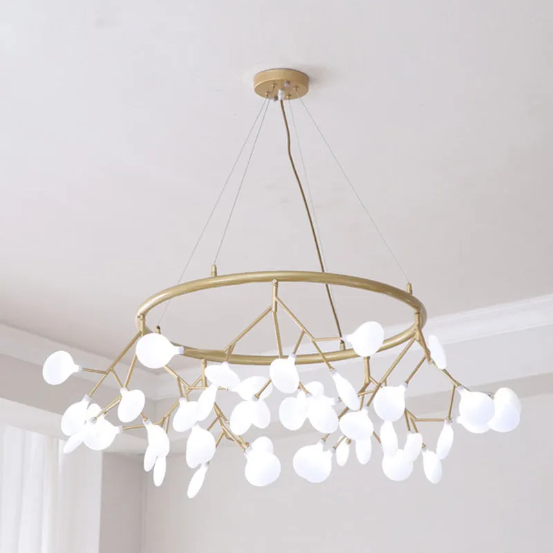 Modern Sputnik LED Chandelier for Minimalist Living Rooms