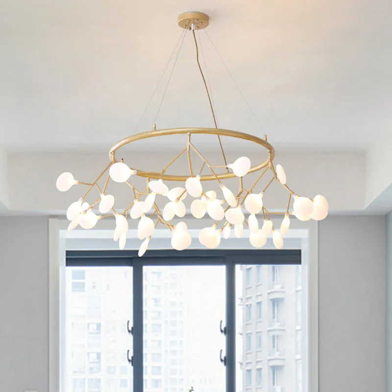 Modern Sputnik LED Chandelier for Minimalist Living Rooms