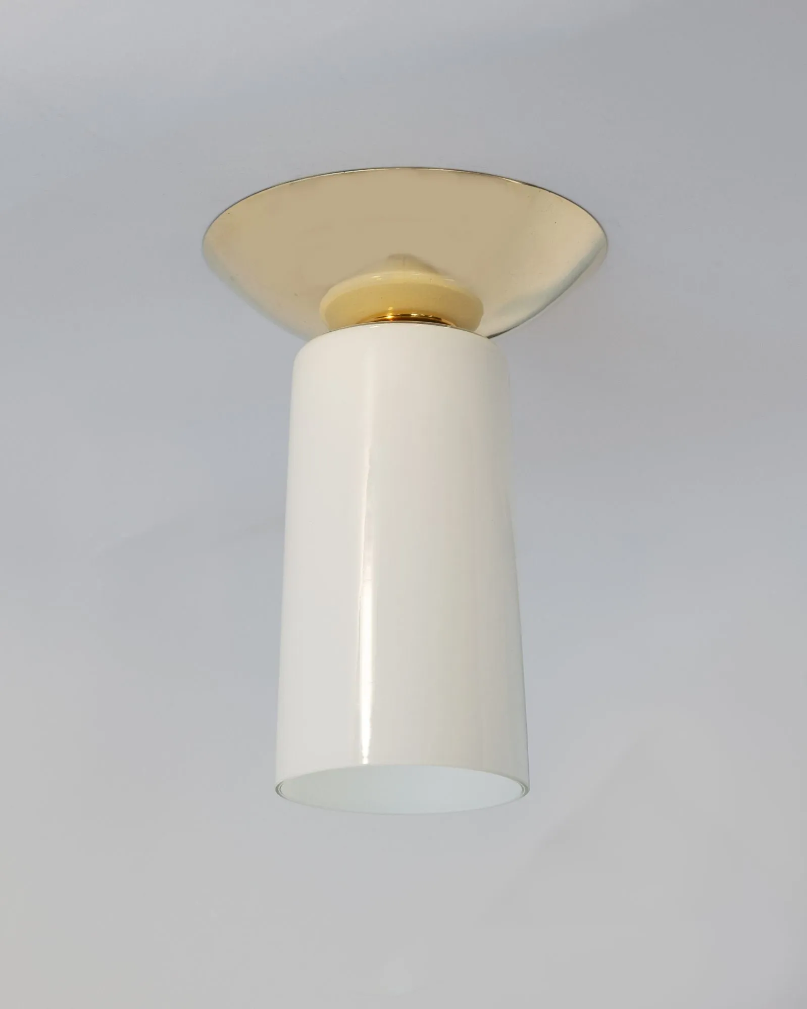 Moderne Flush Mount with Tapered Glass