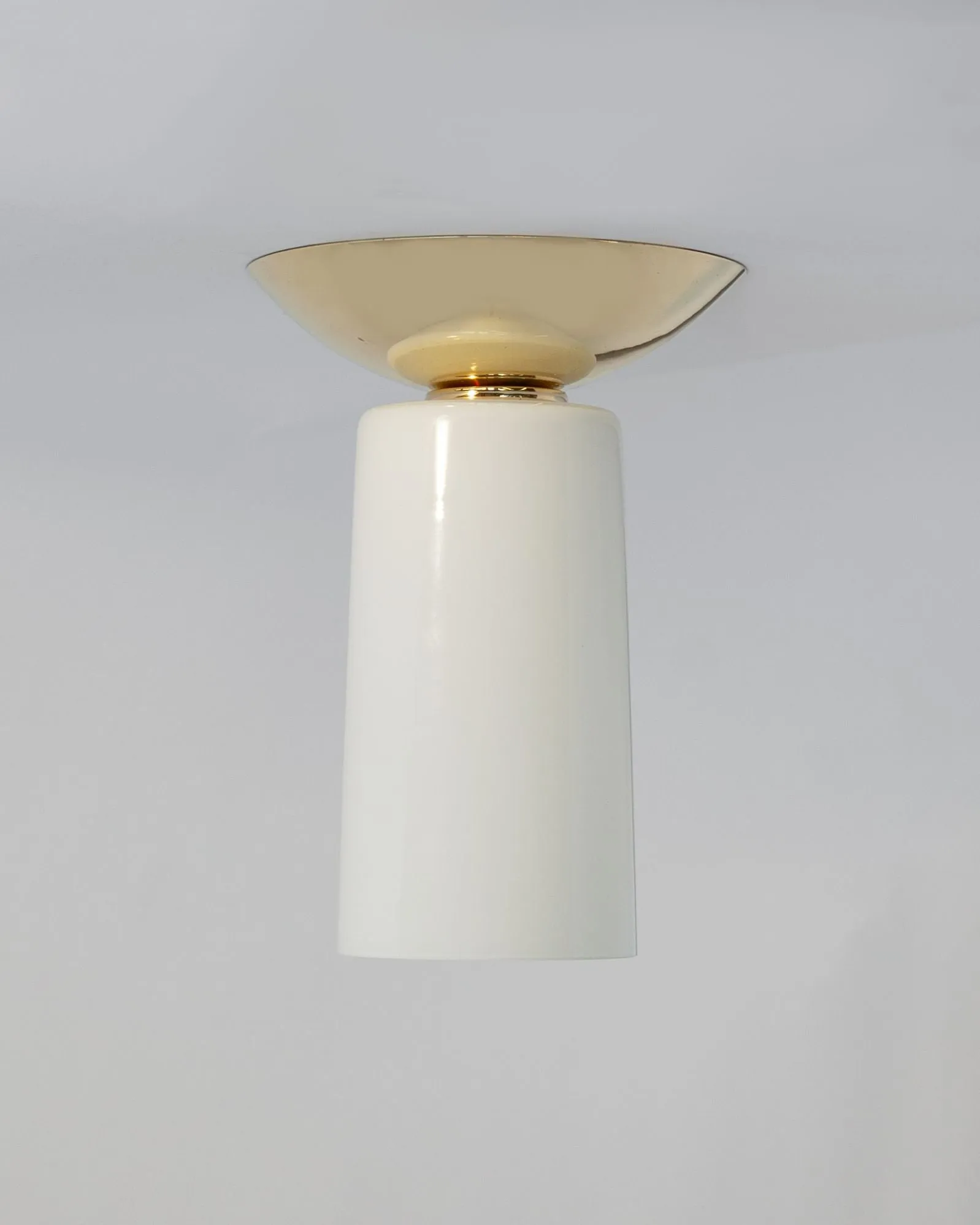 Moderne Flush Mount with Tapered Glass