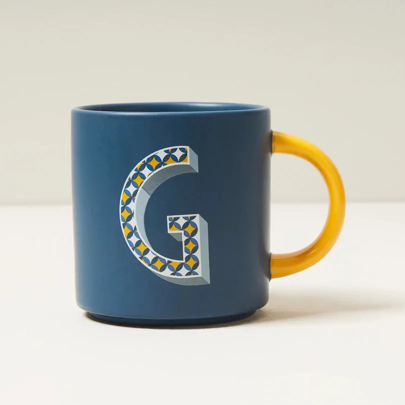 MONOGRAM MUG - VARIOUS LETTERS