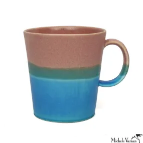 Multi Colored Mug Rouge and Teal