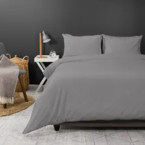 Nest Soft Touch Essentials Duvet Cover Set - Grey