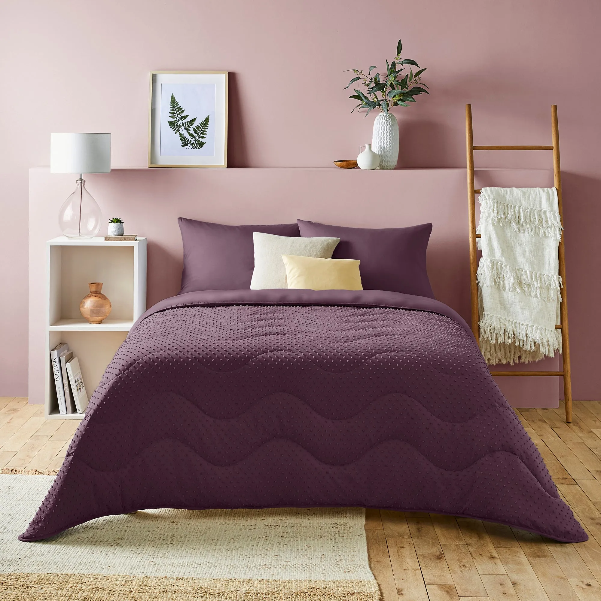 Night Lark® Tufted Dots Coverless Duvet Set