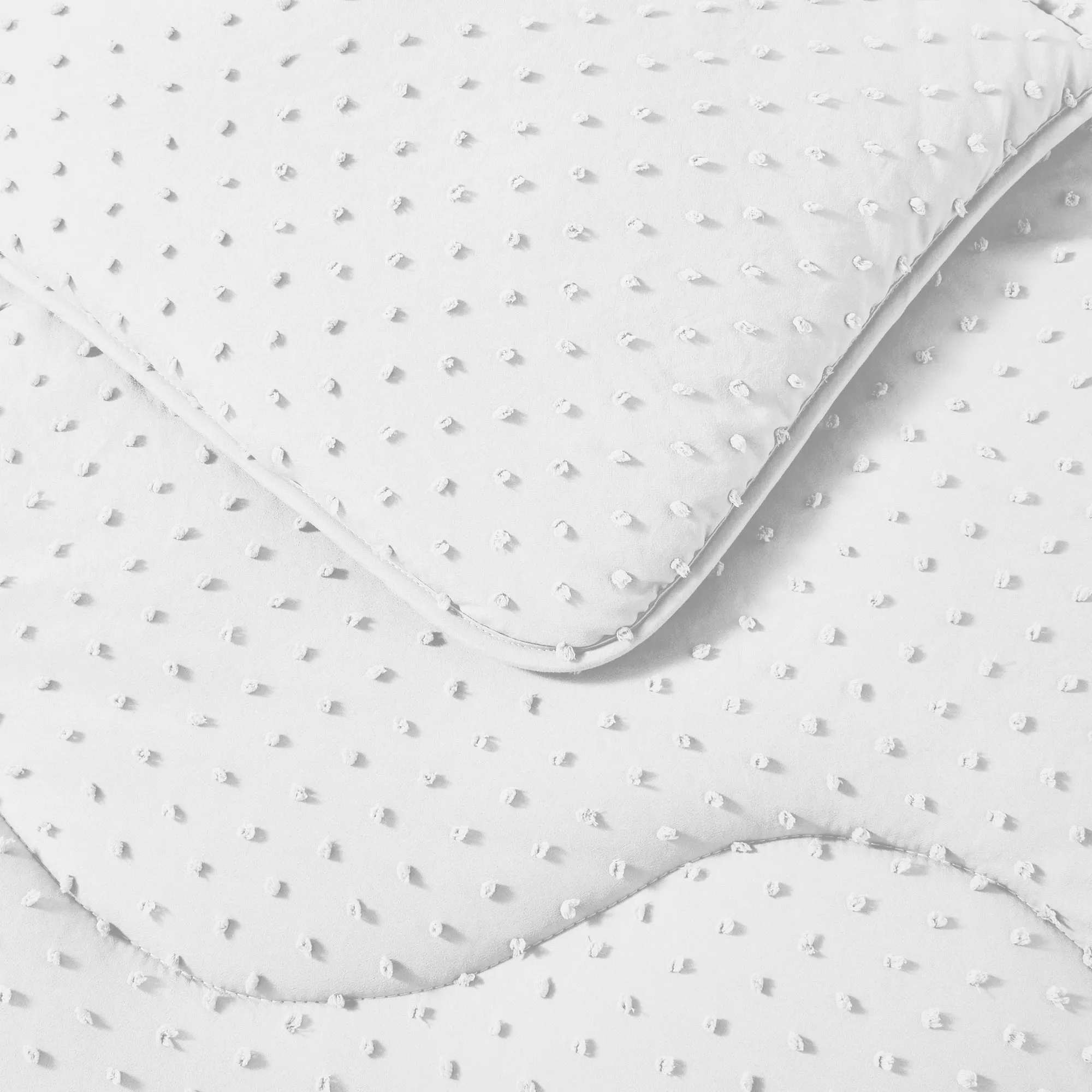 Night Lark® Tufted Dots Coverless Duvet Set