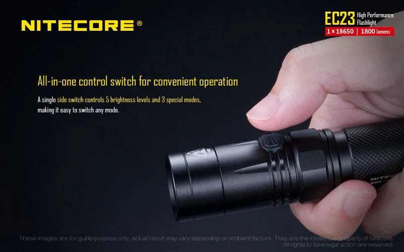 NITECORE EC23 1800 Lumen High Lumen EDC Flashlight