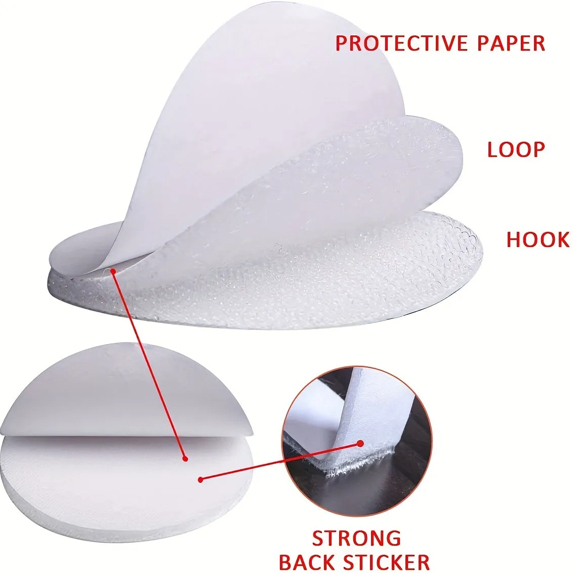 Nonmarking Adhesive Dots for Strong Antislip Fixing  5pc Pack